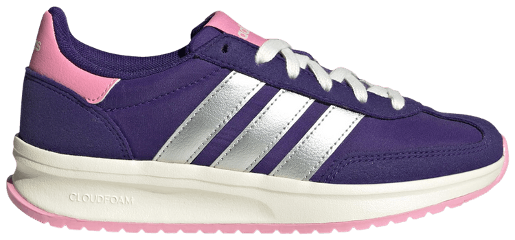adidas Run 70s 20 Big Kid Collegiate Purple Silver Metallic