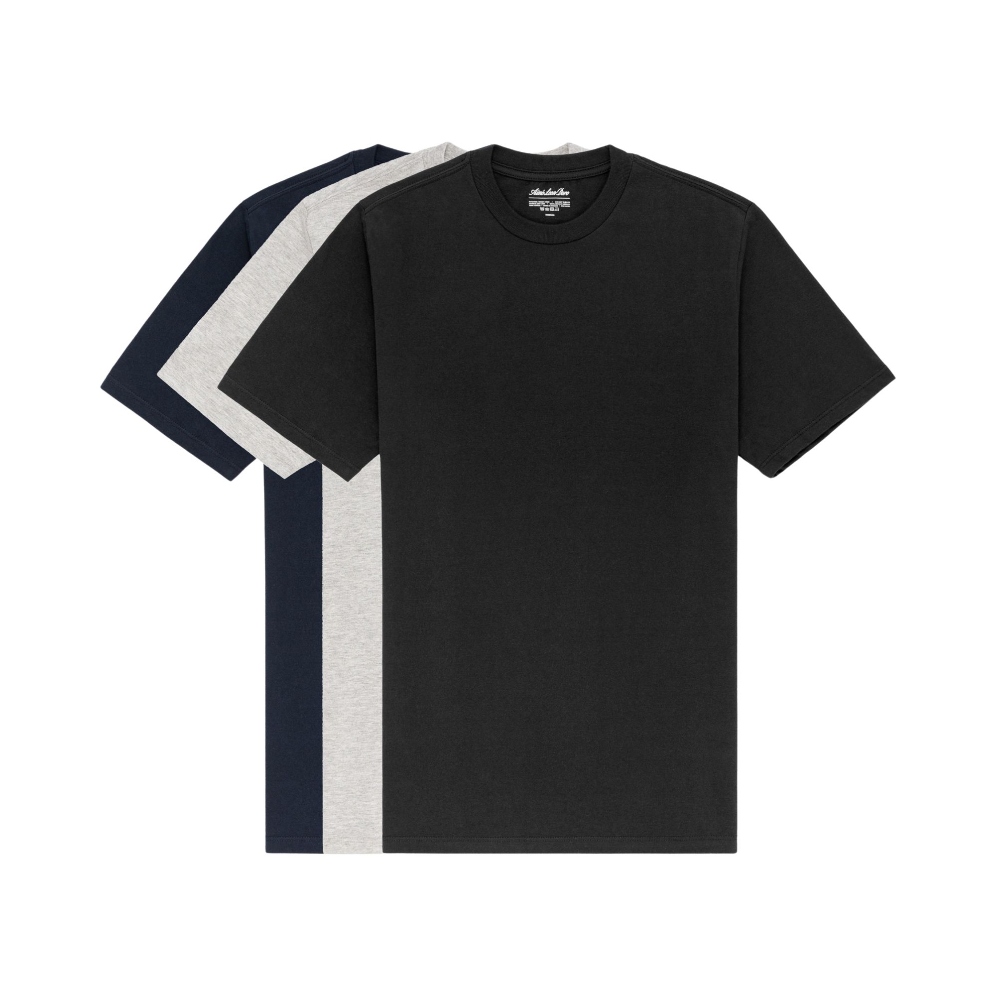 Pre-owned Aimé Leon Dore T-shirt 3-pack 'black' | Men's Size L