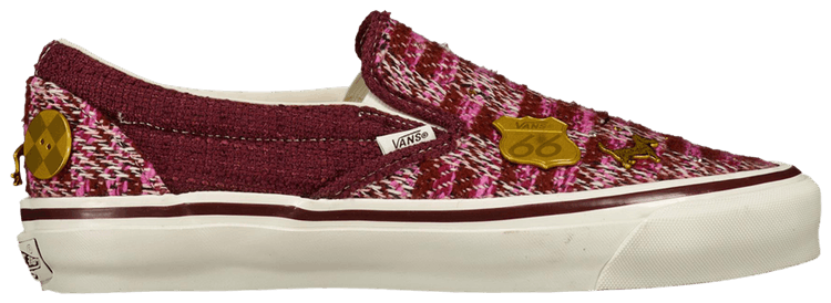 Vans Classic Slip On 98 Cardigan Pink