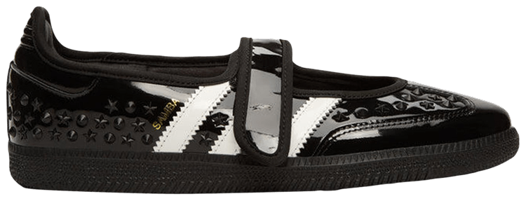 adidas Wmns Samba Jane Studs Patent Studded Black White