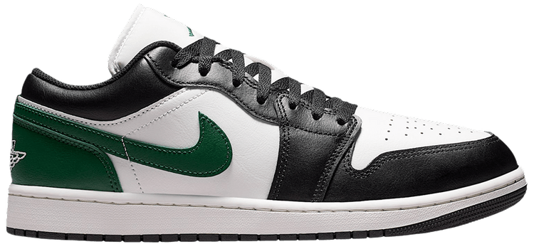 Air Jordan 1 Low Black Gorge Green Summit White