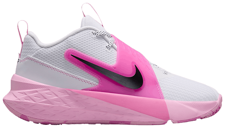 Nike Team Hustle D 12 GS White Pink Rise