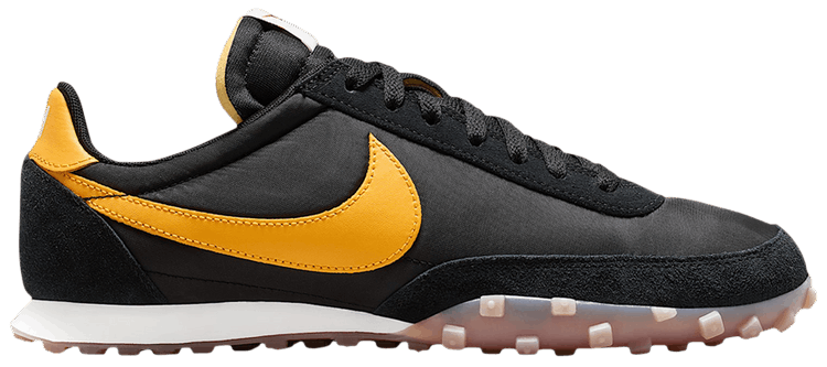 Nike Waffle Racer Black Sail Gum University Gold
