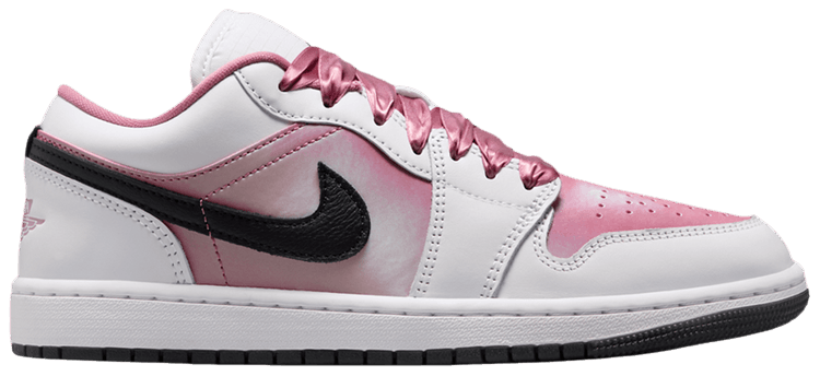 Wmns Air Jordan 1 Low SE Black White Desert Berry