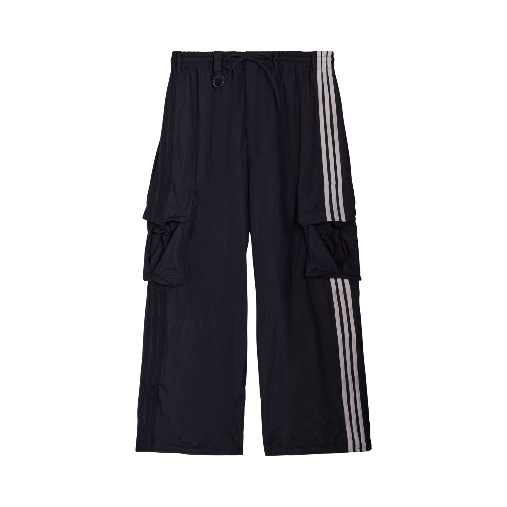 Pre-owned Y-3 Nylon Wired 3 Stripes Cargo Pants 'black' | Men's Size M