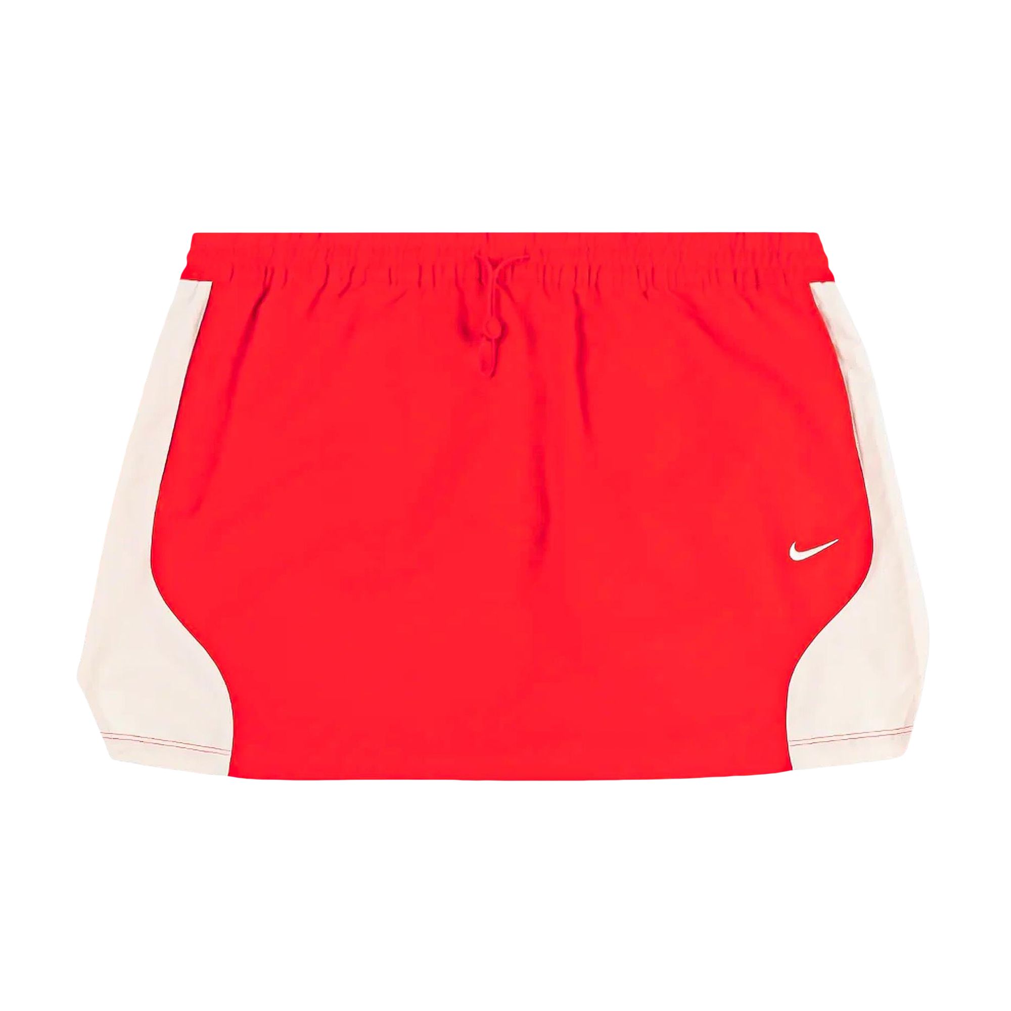 Pre-owned Nike Nsw Mid-rise Mini Skirt 'light Crimson/chalk' | Red | Women's Size Xs