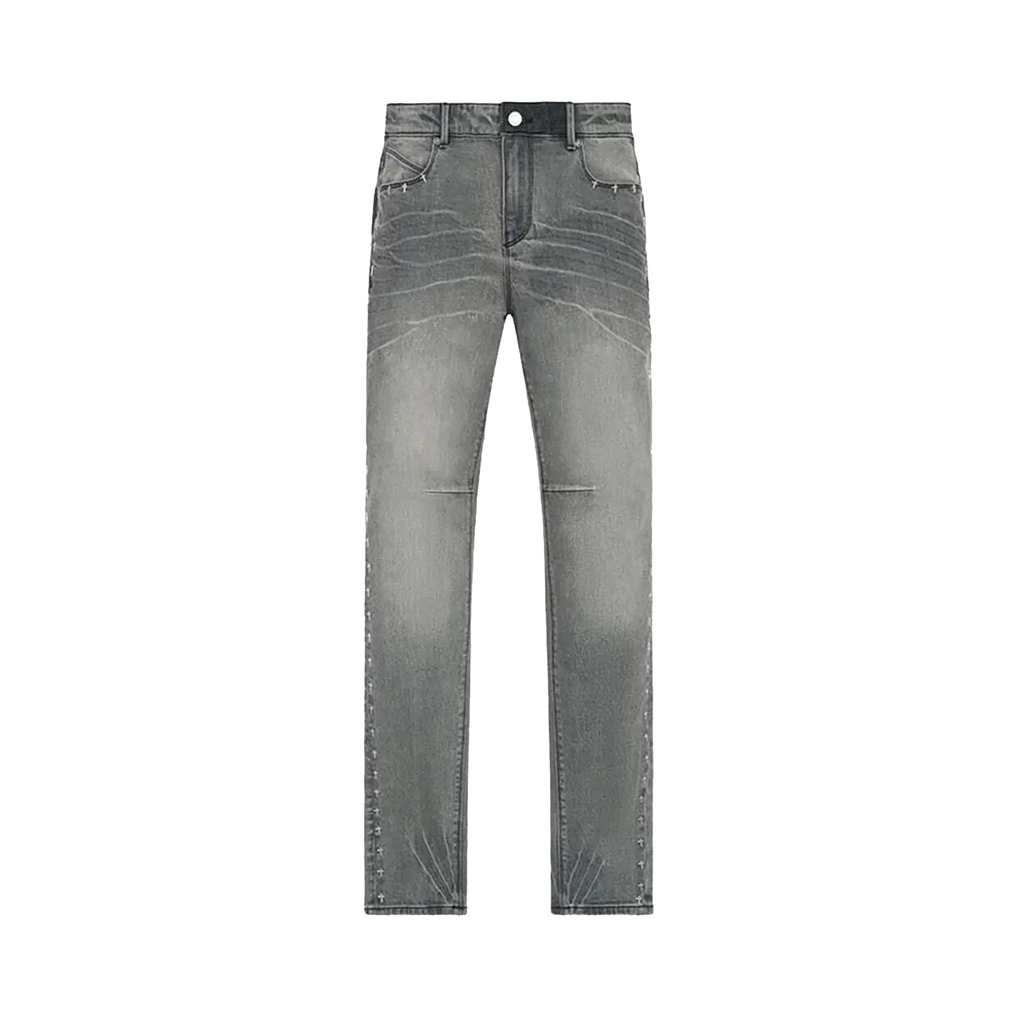 Pre-owned Rta Bryant Skinny Jean 'iron Haze Side Cross' | Grey | Men's Size 30