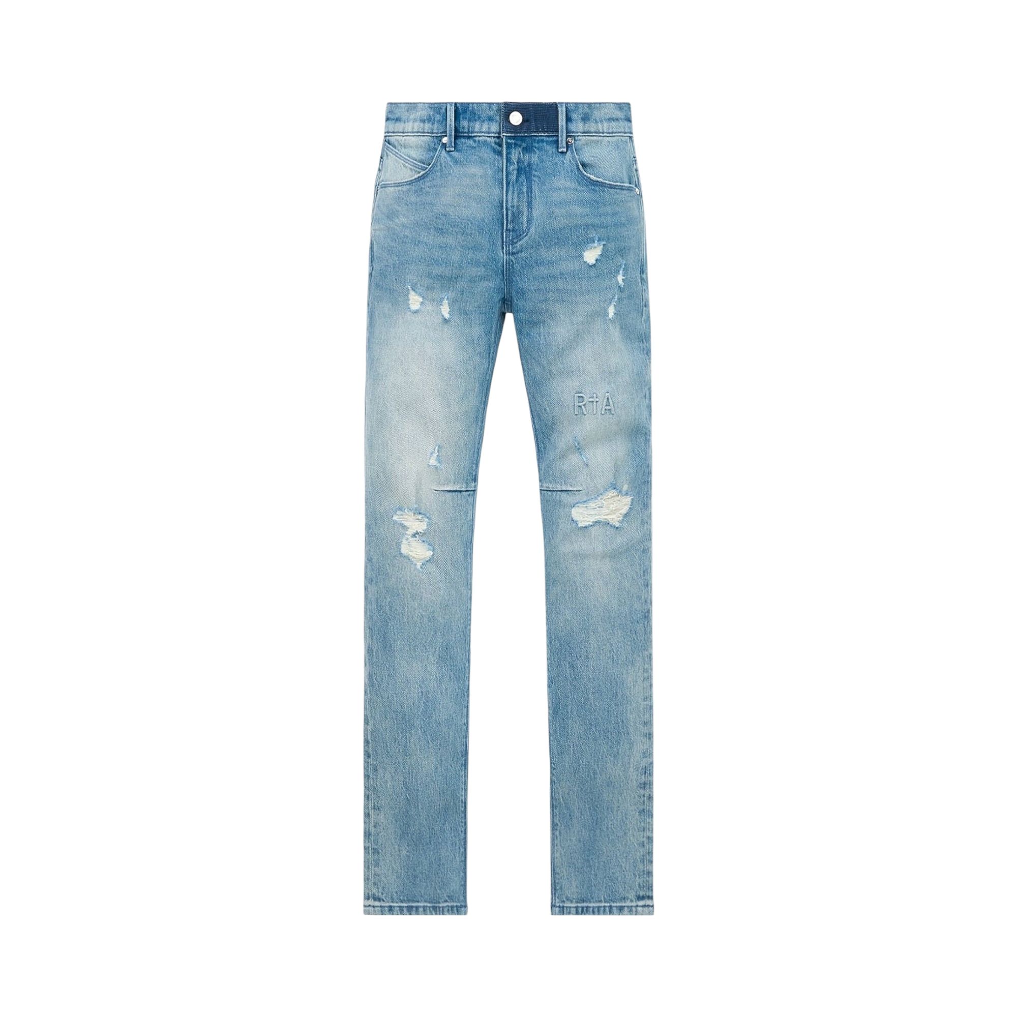 Pre-owned Rta Clayton Skinny Jean 'golden Indigo' | Blue | Men's Size 32