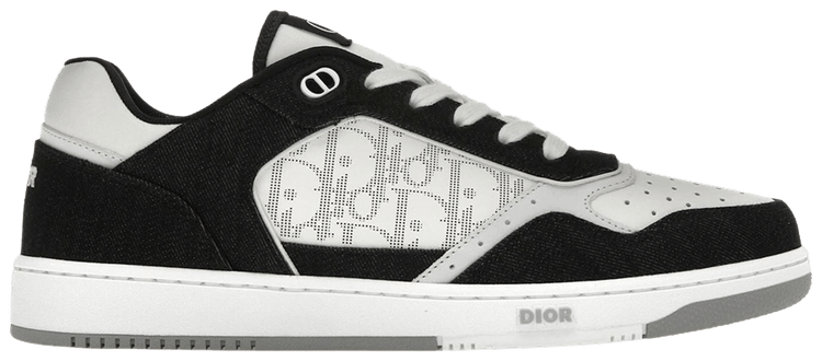 Dior B27 Low White Black Denim