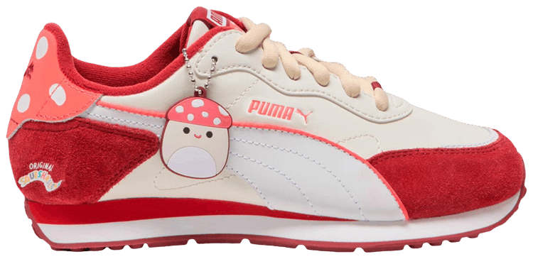 Wmns Squishmallows x Puma ST Miler Dark Crimson White