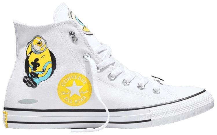 Minions x Converse Chuck Taylor All Star Hi White Yellow