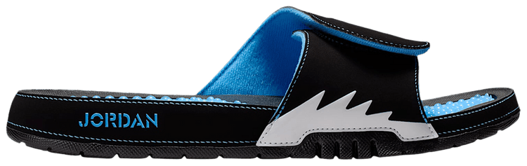 Air Jordan Hydro 5 Slide  Black White University Blue