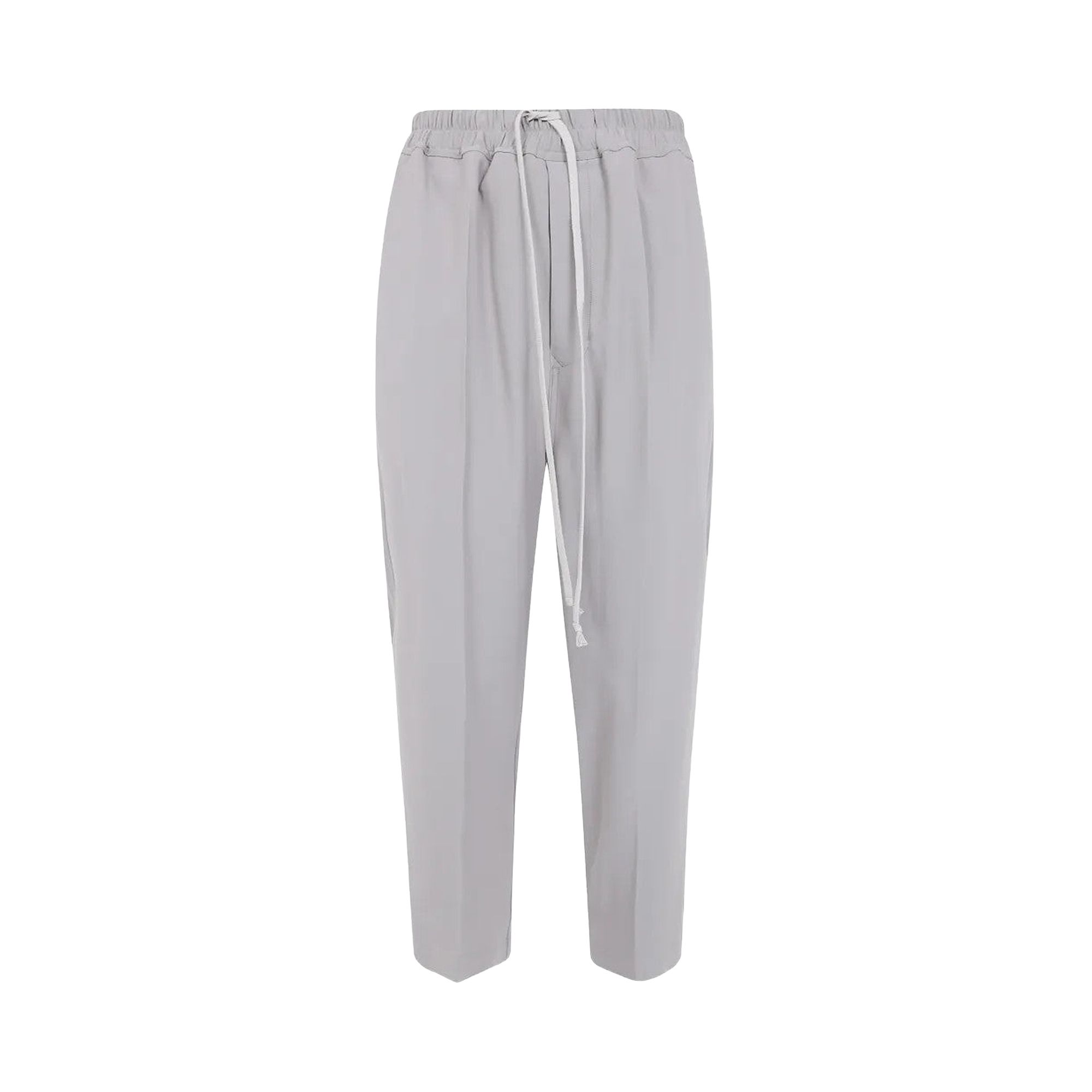 Pre-owned Rick Owens Drawstring Astaires Cropped Pants 'dark Pearl' | Cream | Women's Size 40 In White