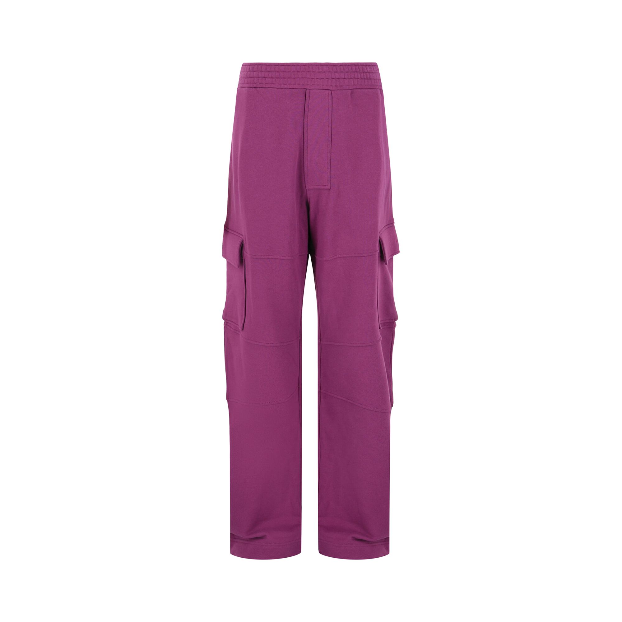 Pre-owned Givenchy Brushed-cotton Arched Cargo Pants 'grape' | Purple | Men's Size 50
