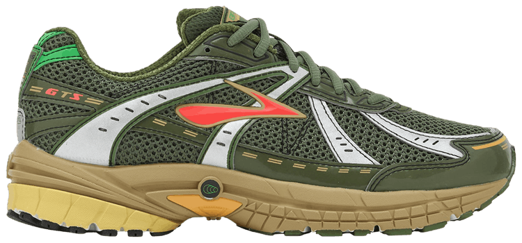 Brooks Adrenaline GTS 10 Forest Green Red