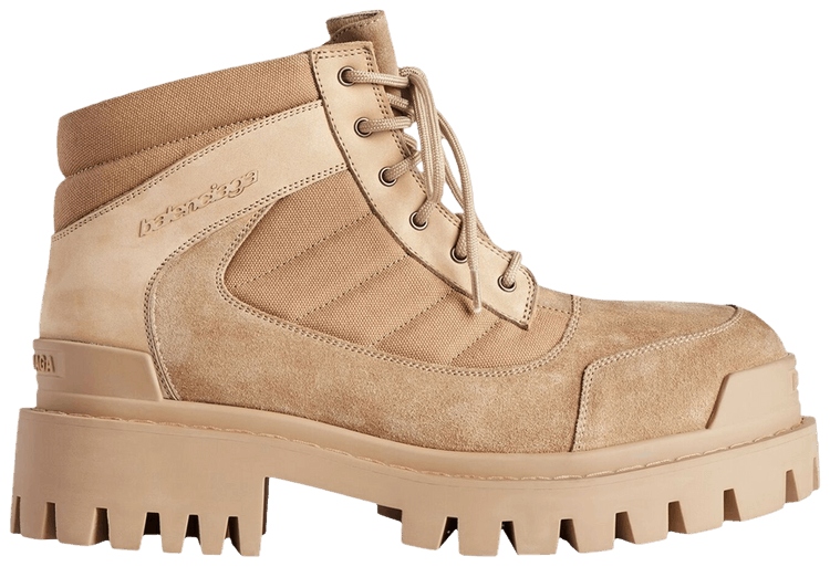 Balenciaga Combat Strike Low Boot Sand