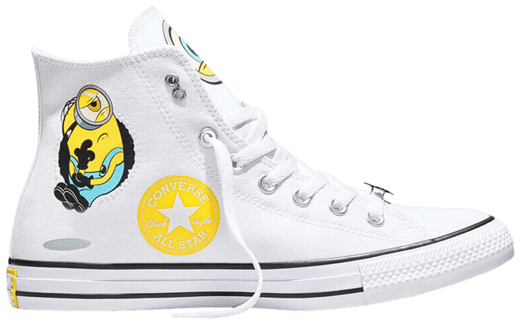 Minions x Converse Chuck Taylor All Star Hi White Yellow