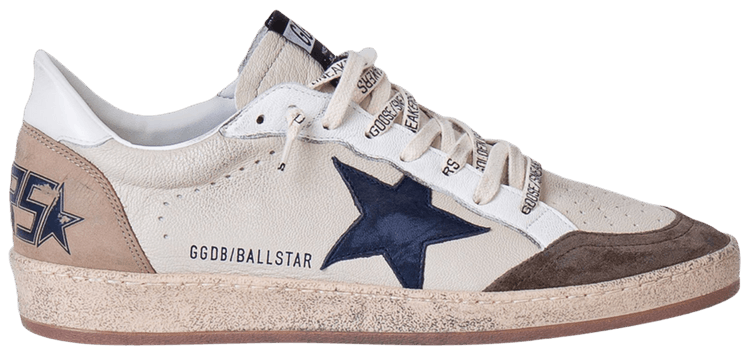 Golden Goose Ballstar White Brown Navy