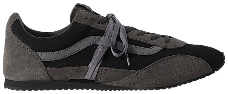 Vans Premium Super Lowpro Elevated Suede Black Dark Gray