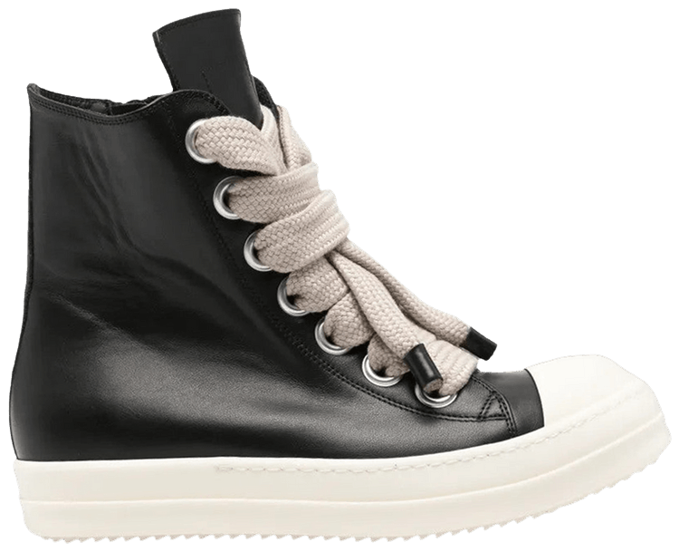 Rick Owens Jumbolace Sneaker Black Milk