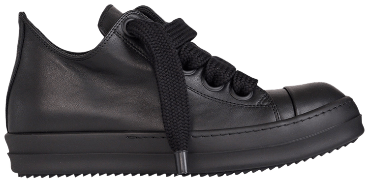 Rick Owens Jumbolace Low Sneaker All Black