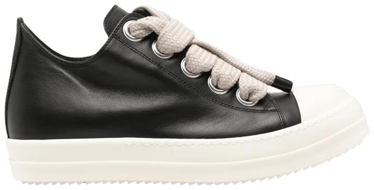 Rick Owens Jumbolace Low Sneaker Black Milk