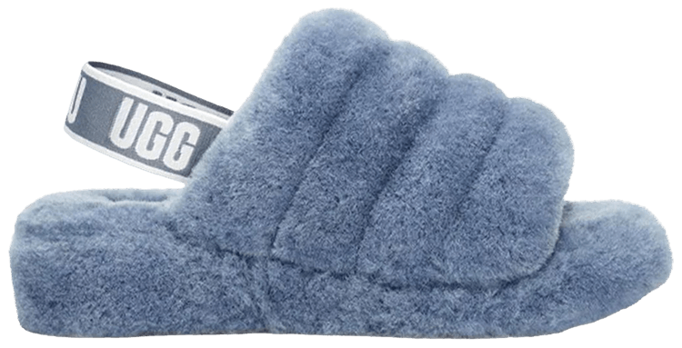 UGG Wmns Fluff Yeah Slide Aloha Blue