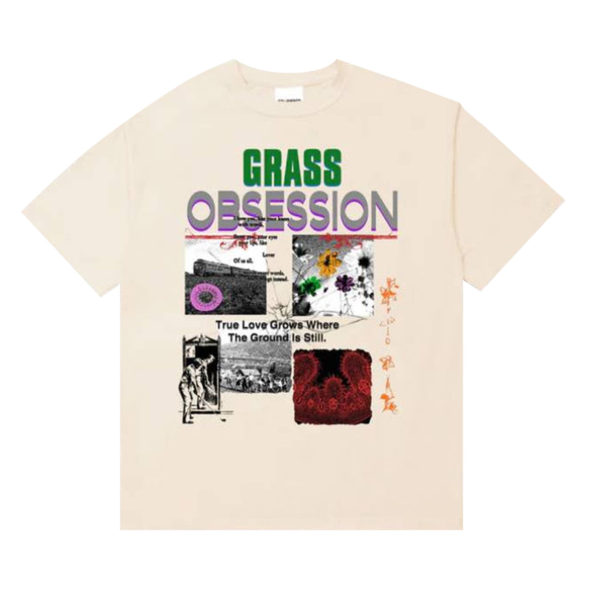 Pre-owned Students Grass Obsession Short-sleeve T-shirt 'nude' | Tan | Men's Size M In Brown
