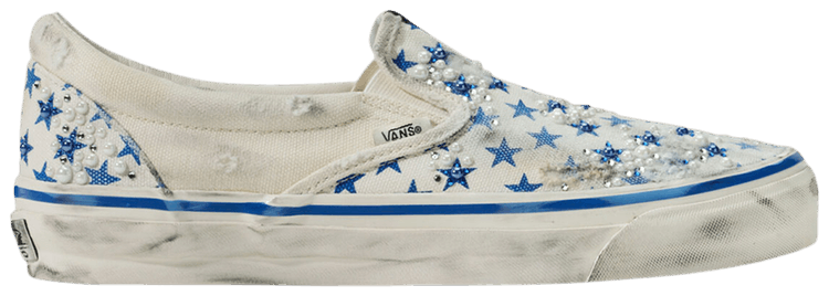 Mattias Gollin x Vans Slip On Stella Rossa Blue