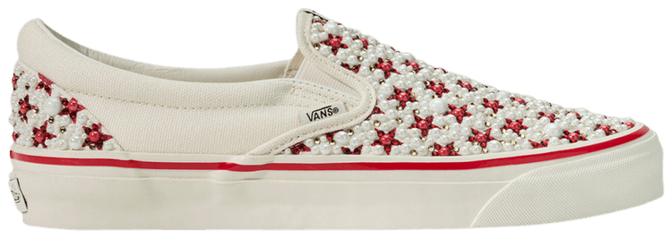 Mattias Gollin x Vans Slip On Stella Rossa Red