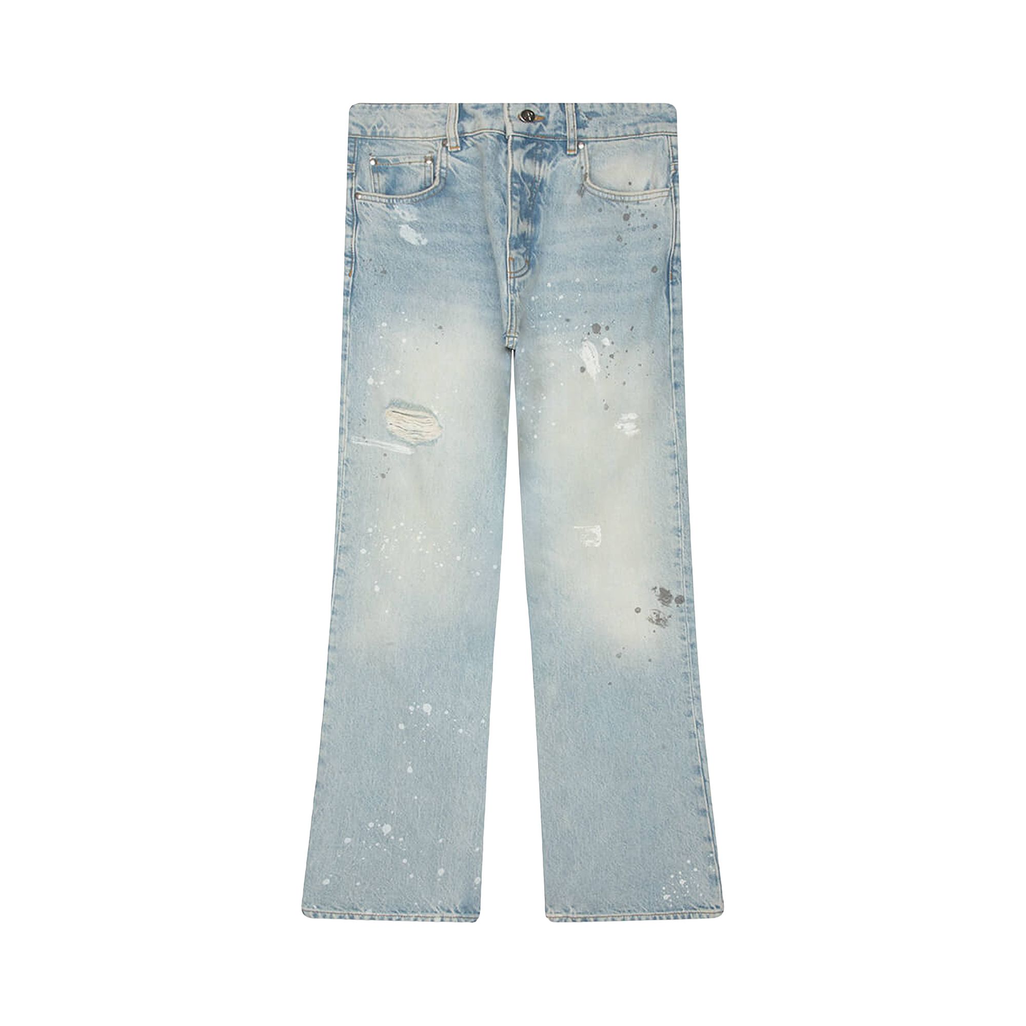 Pre-owned Represent Clo Painted Denim 'coastal Blue' | Men's Size 32