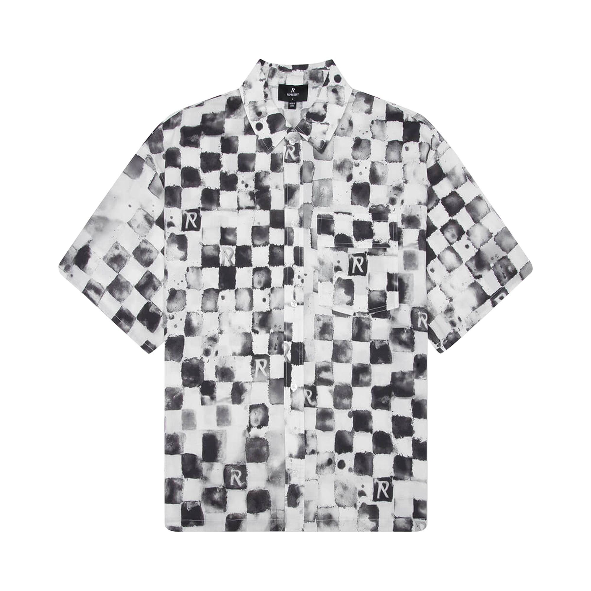 Pre-owned Represent Clo Pool Side Shirt 'flat White' | Men's Size M