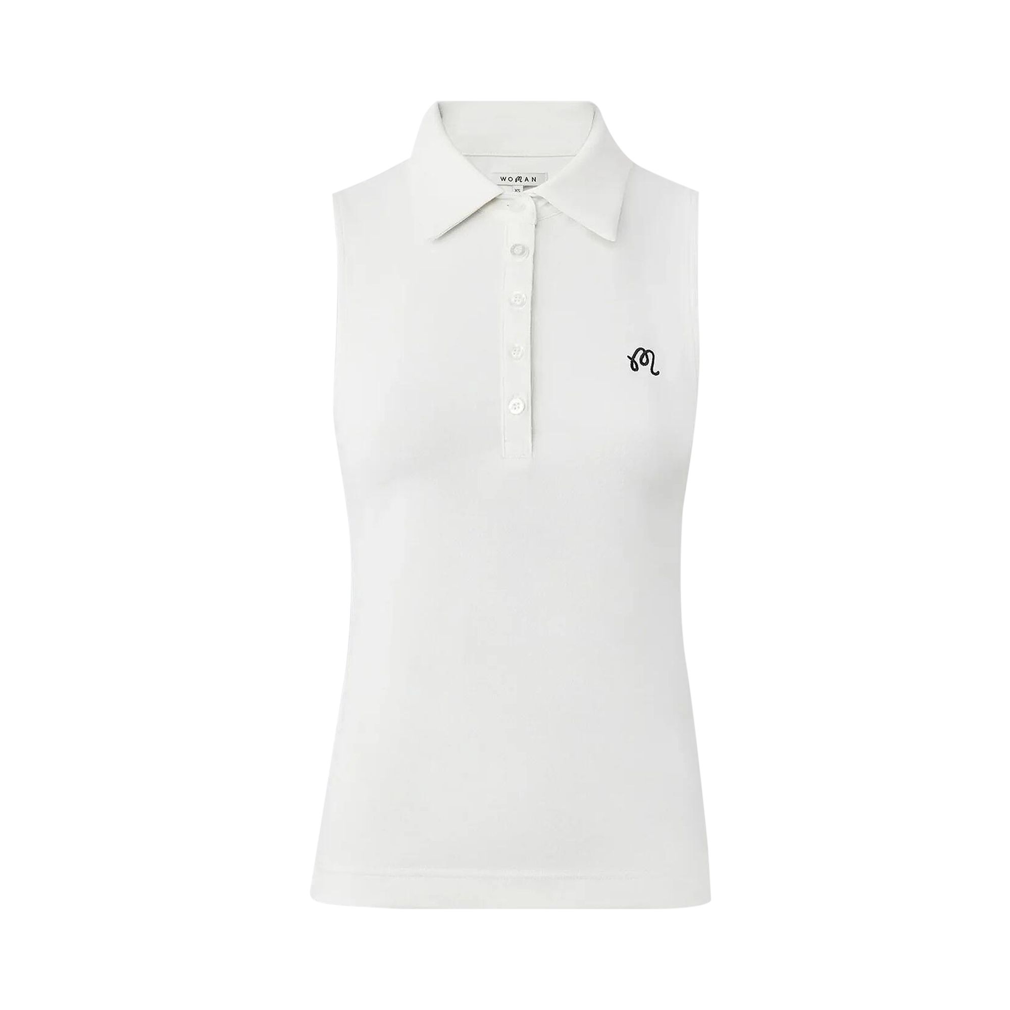 Pre-owned Malbon Claudia Polo 'white' | Women's Size Xs