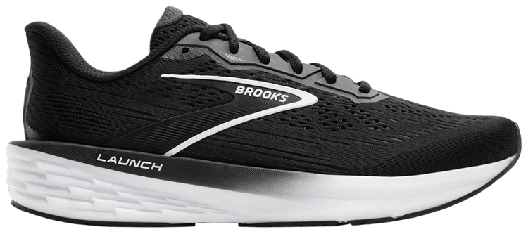 Brooks Wmns Launch 12 Black Grey White