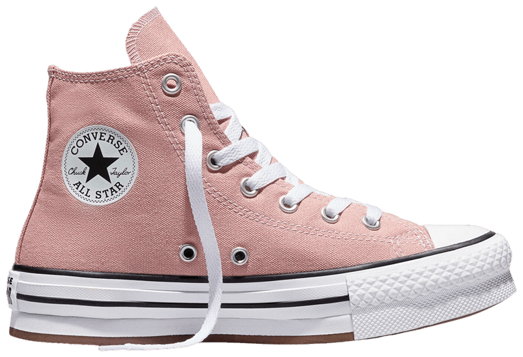 Converse Chuck Taylor All Star Eva Lift Platform Canvas Big Kid Petal Pit