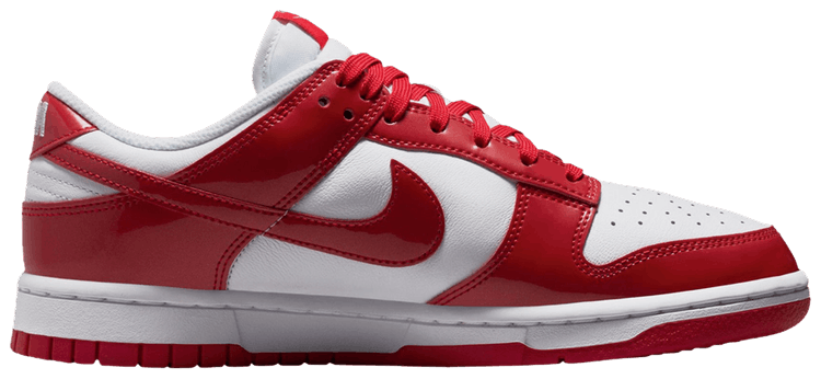 Nike Wmns Dunk Low SE Patent   White University Red