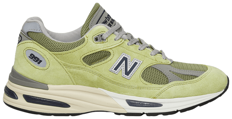 New Balance 991v2 Made In The UK Summer Brights Green Banana