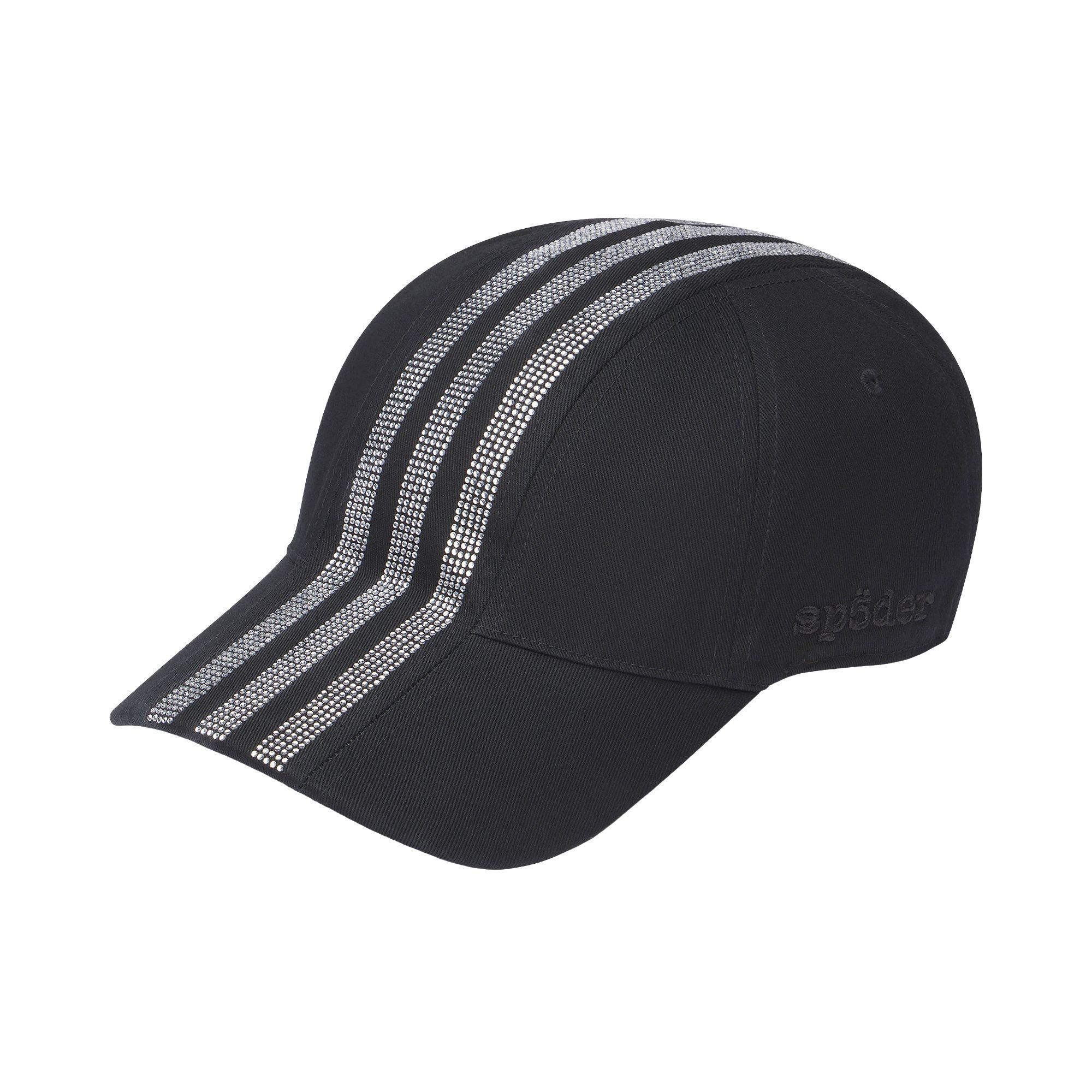 Pre-owned Sp5der Rhinestone Cap 'black' | Men's Size Onesize