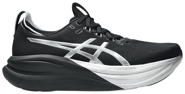 ASICS GEL Nimbus 28 Platinum Platinum Black