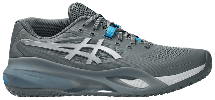 ASICS GEL Resolution X OC 2E Wide Steel Grey Pure Silver