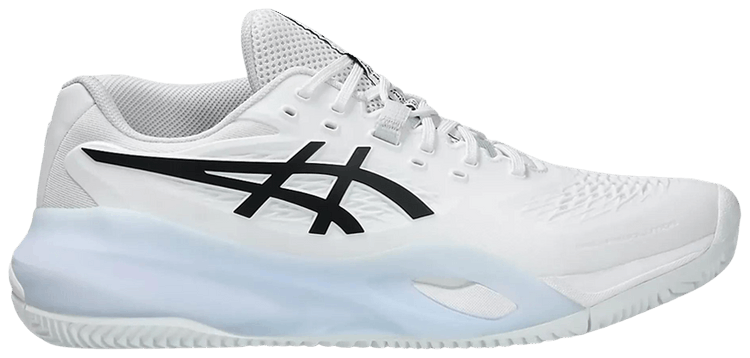 ASICS GEL Resolution X Clay 2E Wide White Black