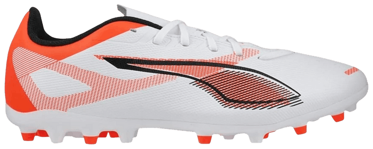 Puma Ultra Play 5 MG White Black Glowing Red