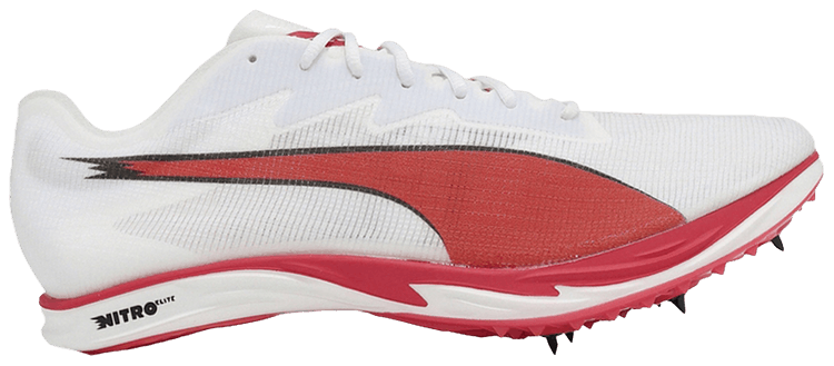 Puma Mid Distance Nitro Elite 3F White Red
