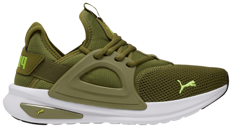 Puma Softride Enzo Evo Olive Electric Lime White