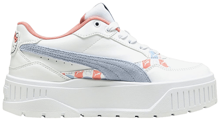Hello Kitty x Puma Karmen 2 Idol JR White Grey Pink