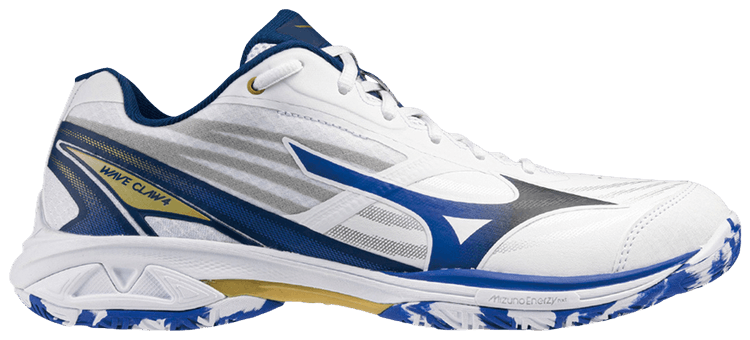 Mizuno Wave Claw 4 Wide White Blue