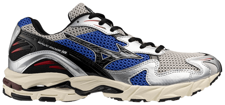 Mizuno Wave Rider 10 Blue Silver