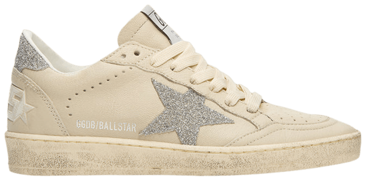 Wmns Golden Goose Ballstar Nappa Upper Toe And Spur Cream Crystal