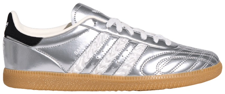 adidas Samba JP Silver Metallic White Black Gum