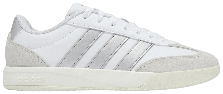 adidas Wmns VL Court FC Cloud White Silver Metallic Grey